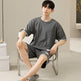 Men's Soft Short Sleeve 2 Casual Plus Size Pajamas Suit  EX-STOCK CANADA