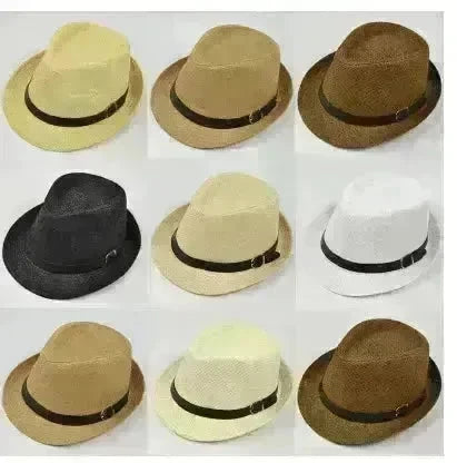 Men's casual straw hats for summer trips: trendy sunshade! - EX-STOCK CANADA