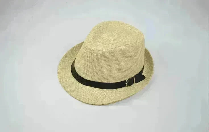 Men's casual straw hats for summer trips: trendy sunshade! - EX-STOCK CANADA