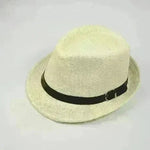Men's casual straw hats for summer trips: trendy sunshade! - EX-STOCK CANADA