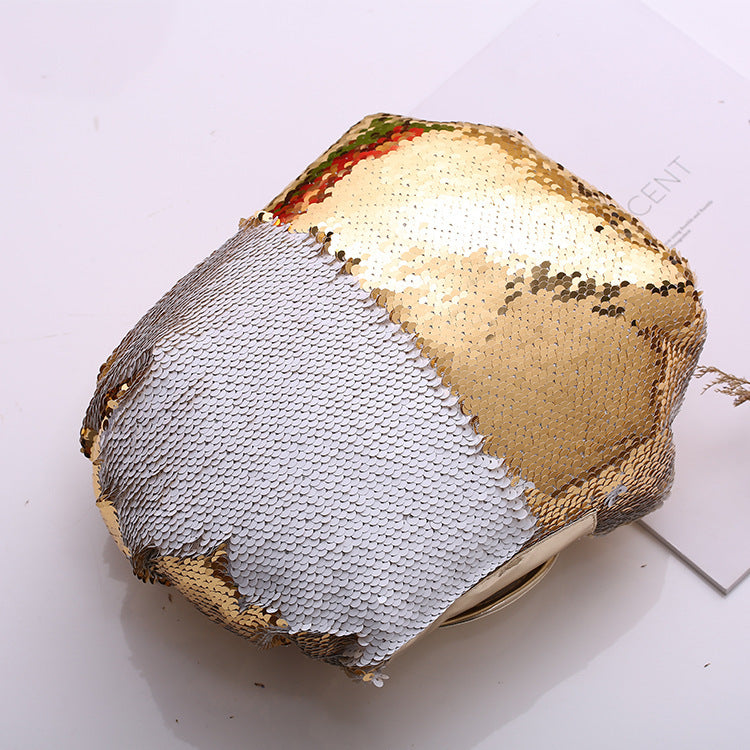 Mermaid Sequins design Cosmetic Bag Drawstring Makeup Case Women Travel Make Up Organizer Storage Pouch Toiletry Wash Kit EX-STOCK Canada 