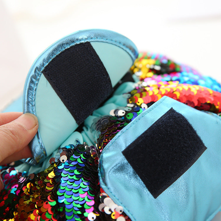 Mermaid Sequins design Cosmetic Bag Drawstring Makeup Case Women Travel Make Up Organizer Storage Pouch Toiletry Wash Kit EX-STOCK Canada 