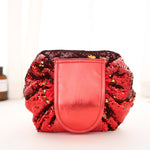 Mermaid Sequins design Cosmetic Bag Drawstring Makeup Case Women Travel Make Up Organizer Storage Pouch Toiletry Wash Kit EX-STOCK Canada 