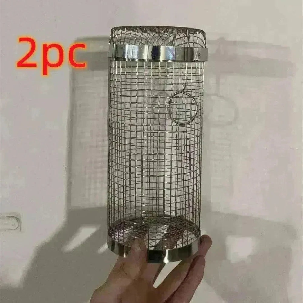 Metal BBQ Grilling Basket Net Portable Outdoor Camping Rack - EX-STOCK CANADA