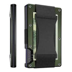 Metal Card Wrapped Carbon Fiber RFID Anti theft Brush Wallet - EX-STOCK Canada
