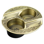 Metal Double Slot Retro Personality Ashtray - EX-STOCK Canada