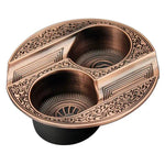 Metal Double Slot Retro Personality Ashtray - EX-STOCK Canada