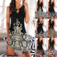 Mid Skirt Women's Sleeveless Fashion Skirt Print Jumpsuit - EX-STOCK Canada
