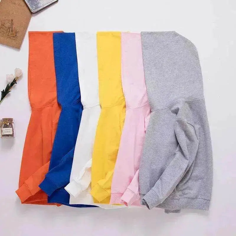 Middle And Small Size Children's Customized Pure Cotton Hooded Blank Sweater - EX-STOCK Canada