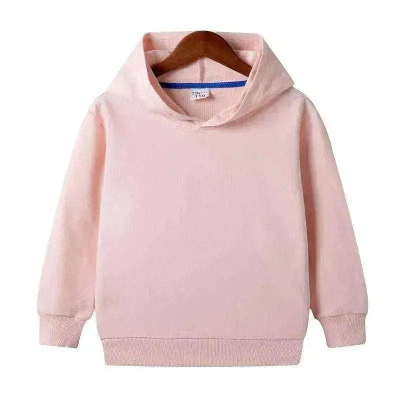 Middle And Small Size Children's Customized Pure Cotton Hooded Blank Sweater - EX-STOCK Canada