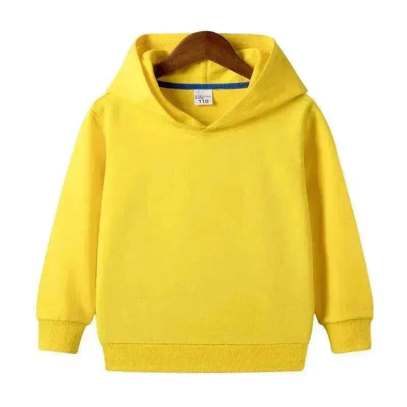 Middle And Small Size Children's Customized Pure Cotton Hooded Blank Sweater - EX-STOCK Canada