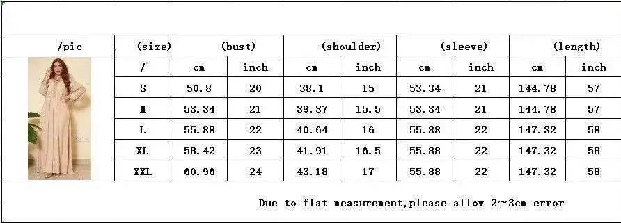 Middle East Arab Women's Wear Swing Dress - EX-STOCK Canada