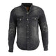 Milwaukee Leather Men's Faded Denim Armored Shirt Jacket EX-STOCK Canada 