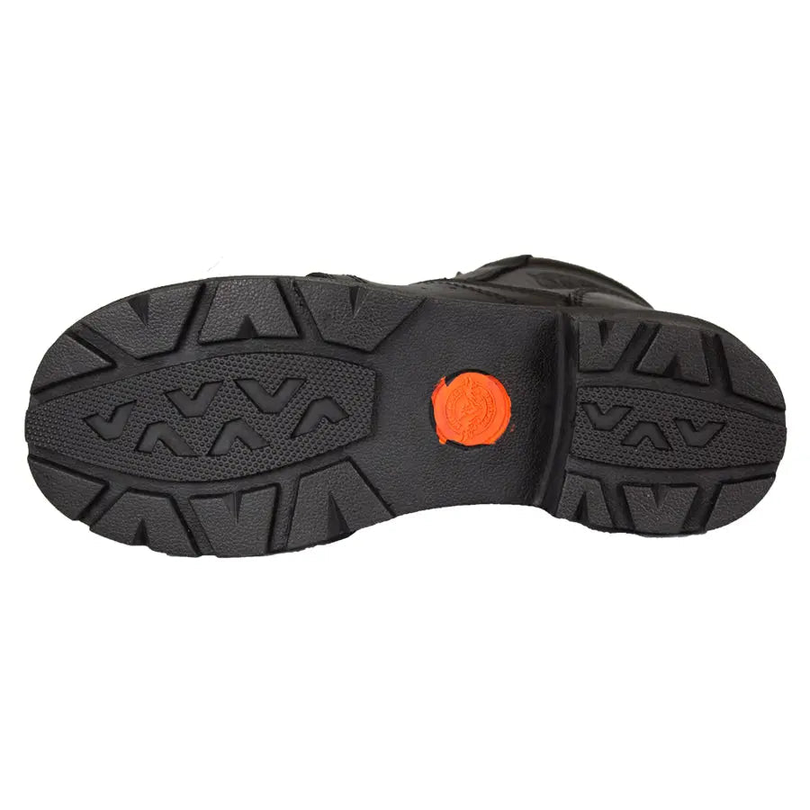 حذاء موتوسيكل نسائي من ميلووكي ليدر بسحّاب جانبي ورباطEX-STOCK Canada 