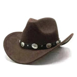 Minority Style Woolen Western Cowboy Hats Men's And Women's Couple Hats - EX-STOCK CANADA