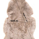 Peau de mouton islandaise ton taupe tondue 