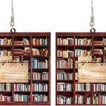 New Book Lovers Heart Librarian Earring - EX-STOCK Canada