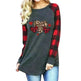 New Color Matching Women's Long-sleeved Valentine's Day Print Series Women's Top - EX-STOCK CANADA