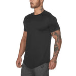 New Gym Wear Plain Shirts Custom Mens Fitness Sports Clothing - EX-STOCK Canada