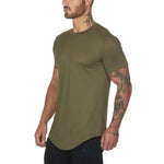 New Gym Wear Plain Shirts Custom Mens Fitness Sports Clothing - EX-STOCK Canada