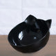 New Inclined Food Cat Ear Oblique Mouth Transparent Single Pet Bowl EX-STOCK Canada 