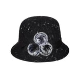 New women's woolen French plain weave flowers basin hat - EX-STOCK Canada