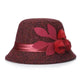 New women's woolen French plain weave flowers basin hat - EX-STOCK Canada