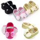 Newborn Princess Shoes Soft Sole Bow Baby Shoes - EX-STOCK CANADA