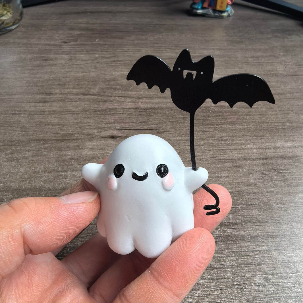 Mini Ghost Walking Dog Statue Halloween Decoration EX-STOCK