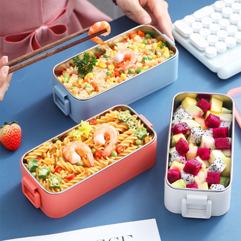 Stainless Steel Japanese-style Multi-layer Lunch Box EX-STOCK