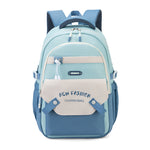 New Student Schoolbag Colorful Contrast Color Schoolbag EX-STOCK