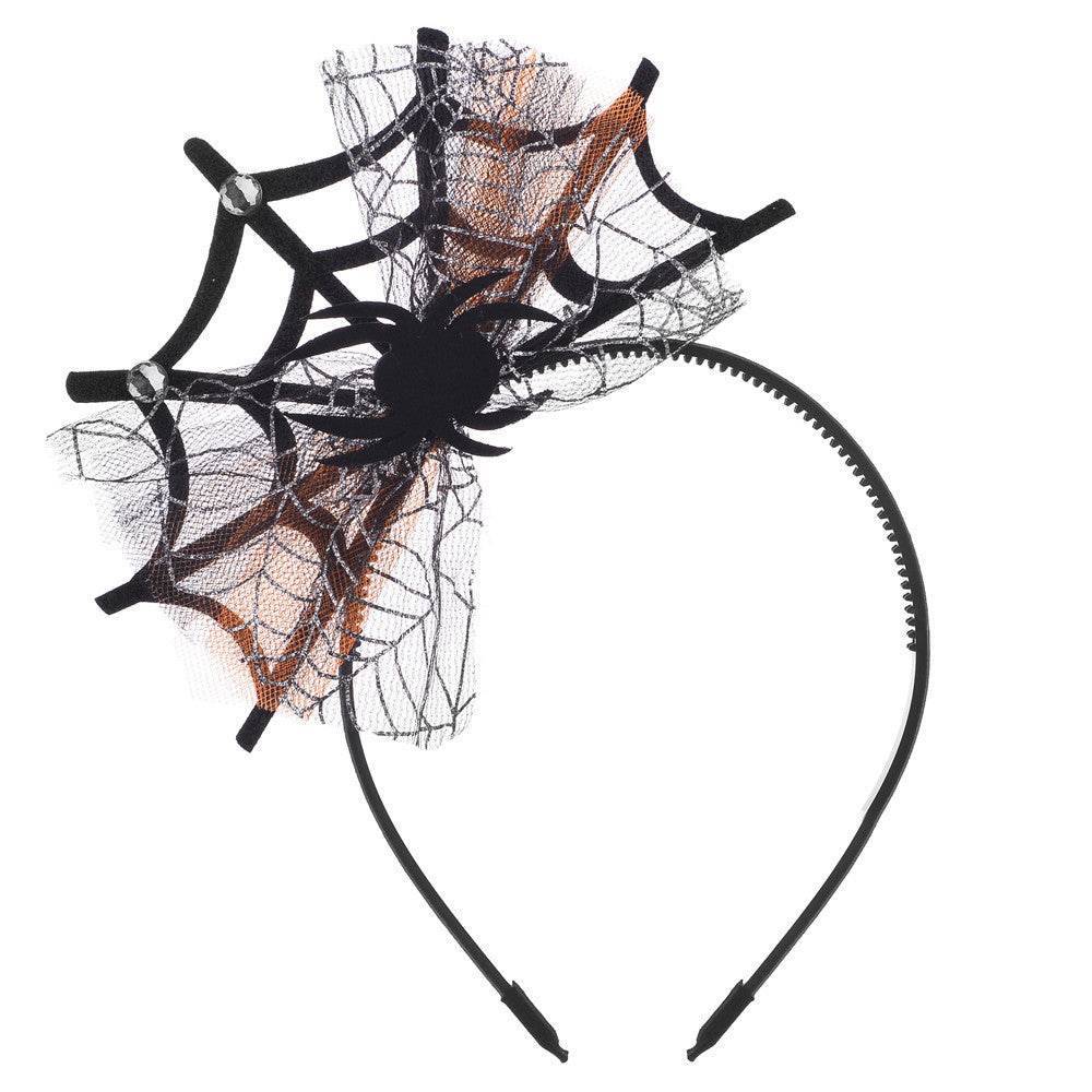 Lace Spider Web Hair-hoop Headband Halloween Ghost Festival - EX-STOCK Canada
