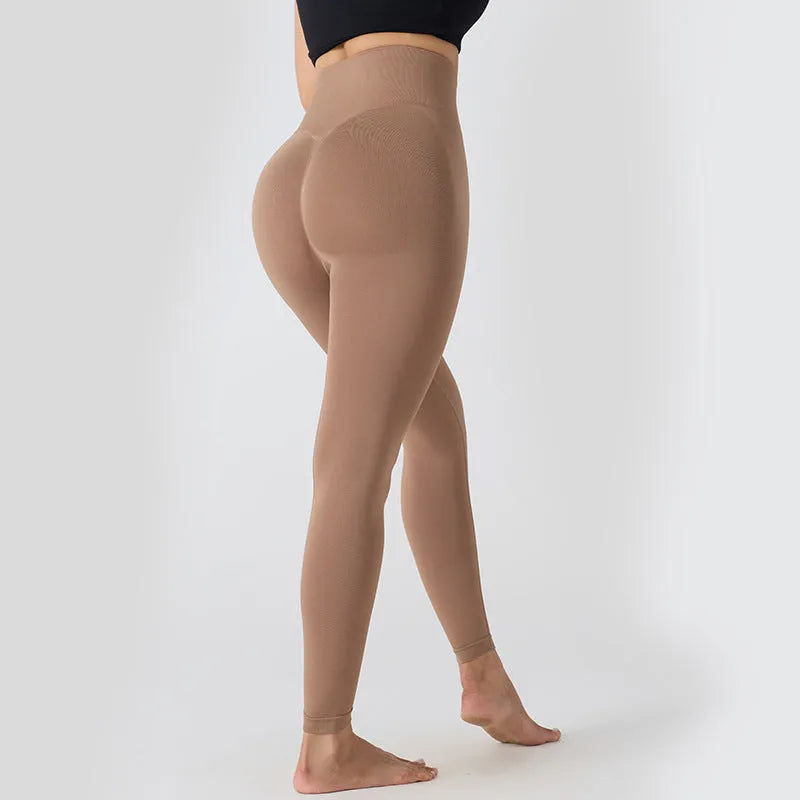 High Waist Workout Trousers High Elastic Sports Outdoor Yoga Clothes - EX-STOCK CANADA