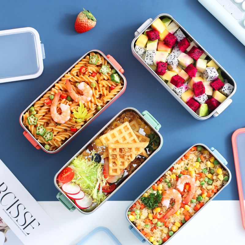 Stainless Steel Japanese-style Multi-layer Lunch Box EX-STOCK