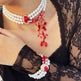 Halloween Pearl Collar Retro Gothic Style - EX-STOCK Canada