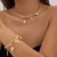 Creative Boho Conch Dolphin Starfish Pendant Choker Necklace Bracelets Women Trendy Vintage Tassel Chain Grunge Jewelry Fashion Jewelry set - EX-STOCK CANADA