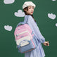 New Student Schoolbag Colorful Contrast Color Schoolbag EX-STOCK