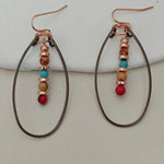 Turquoise Beaded Bohemian Vintage Earrings - EX-STOCK CANADA