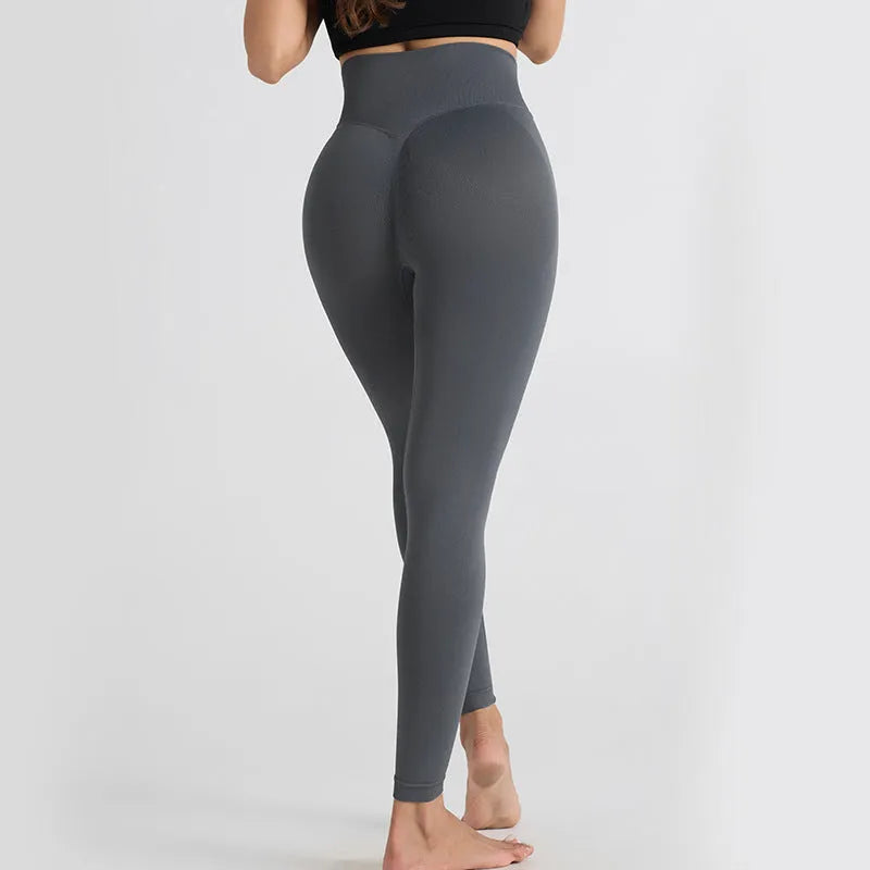 High Waist Workout Trousers High Elastic Sports Outdoor Yoga Clothes - EX-STOCK CANADA