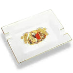 Luxury Ceramics Double slots Cigar Ashtray - EX-STOCK CANADA