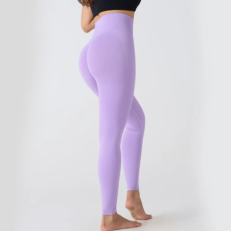 High Waist Workout Trousers High Elastic Sports Outdoor Yoga Clothes - EX-STOCK CANADA