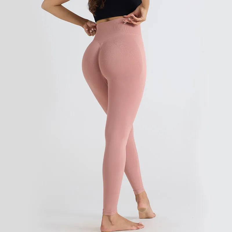 High Waist Workout Trousers High Elastic Sports Outdoor Yoga Clothes - EX-STOCK CANADA
