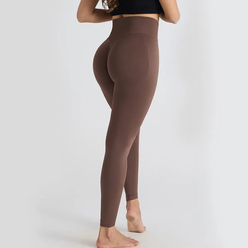 High Waist Workout Trousers High Elastic Sports Outdoor Yoga Clothes - EX-STOCK CANADA