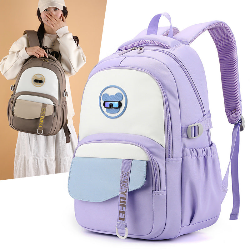 New Girls' Portable Burden Alleviation Good-looking Backpack EX-STOCK