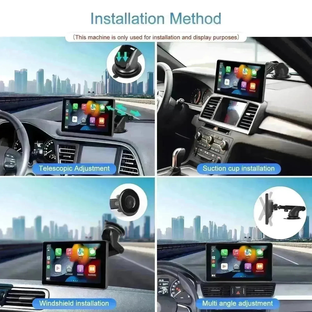 Smart Full Touch HD Android 130 PND WiFi Version2 Auto Play HD Screen Display Steering Wheel Control, Reversing Assistance Car Camera , Supports Wireless Bluetooth Connection and FM Transmitter - EX-STOCK CANADA
