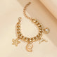 Creative Boho Conch Dolphin Starfish Pendant Choker Necklace Bracelets Women Trendy Vintage Tassel Chain Grunge Jewelry Fashion Jewelry set - EX-STOCK CANADA
