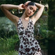 French Vest Printed Midi Floral Summer New Elegant Backless V-neck Halter Dress - EX-STOCK CANADA