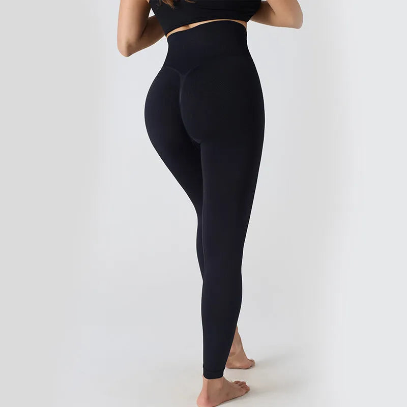 High Waist Workout Trousers High Elastic Sports Outdoor Yoga Clothes - EX-STOCK CANADA