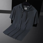 Quick-drying Hooded T-shirt Exercise Workout Clothes High Elasticity
