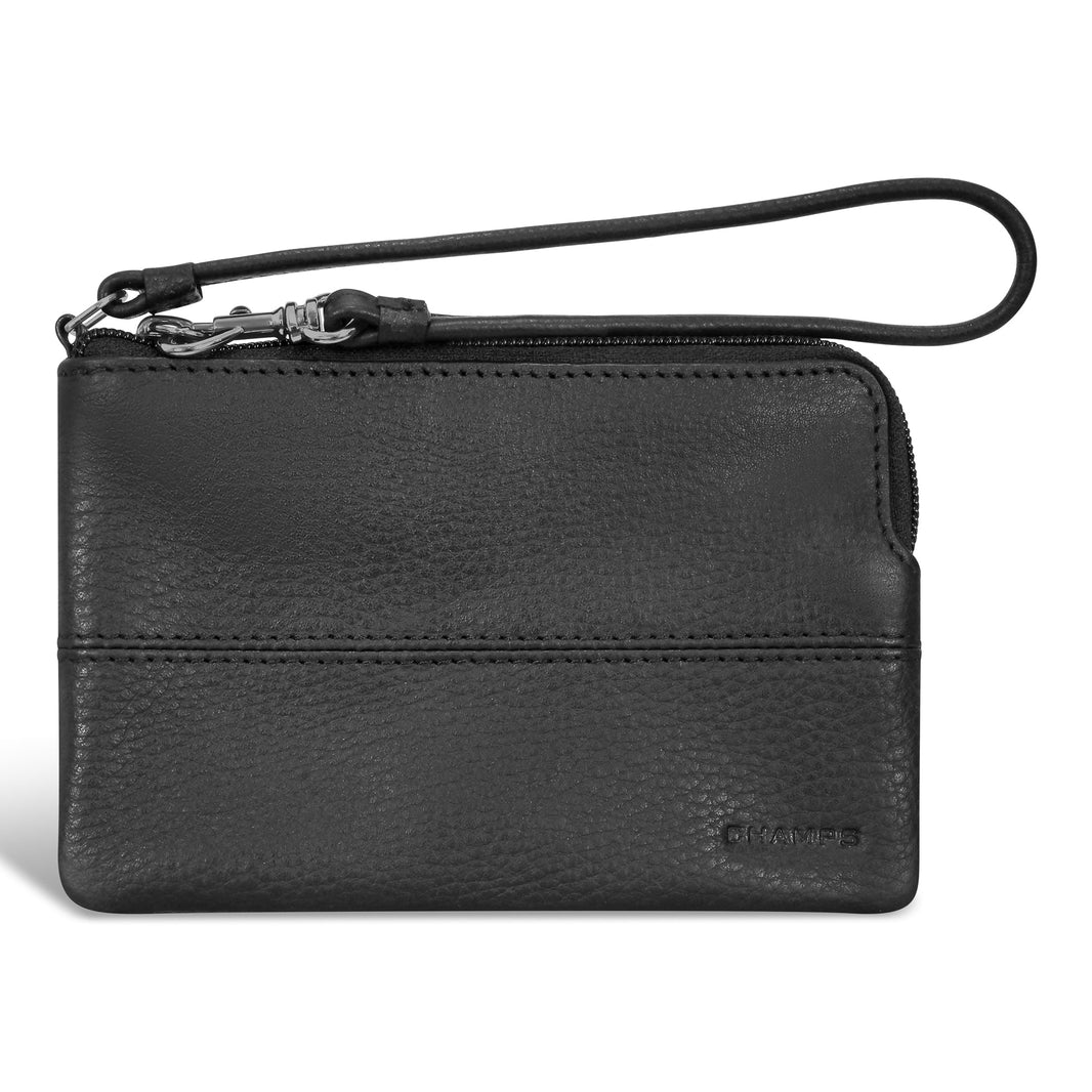 Onyx / Leather Wristlet EX-STOCK Canada 
